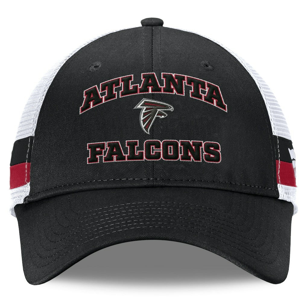 Fundamentals Side Stripe Trucker Adjustable Hat - Atlanta Falcons Hats