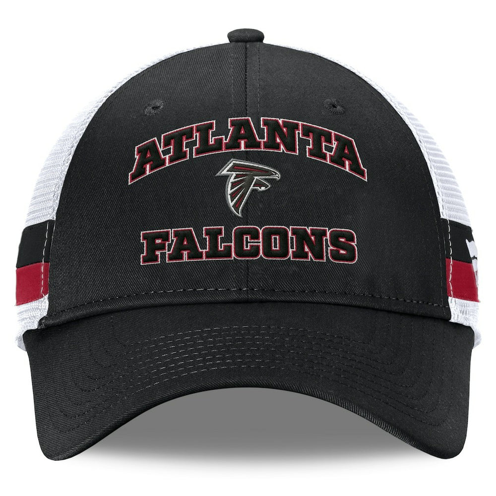 Fundamentals Side Stripe Trucker Adjustable Hat - Atlanta Falcons Hats