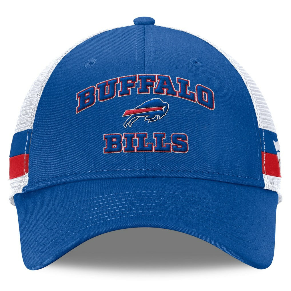 Fundamentals Side Stripe Trucker Adjustable Hat - Buffalo Bills Hats