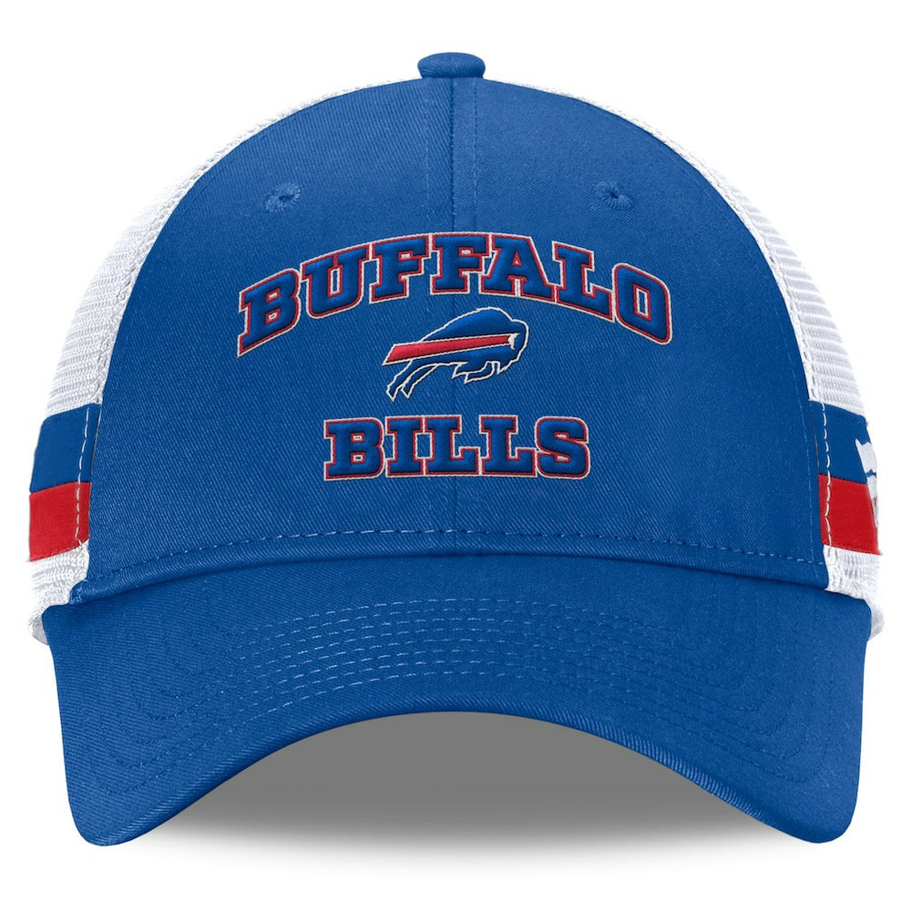 Fundamentals Side Stripe Trucker Adjustable Hat - Buffalo Bills Hats