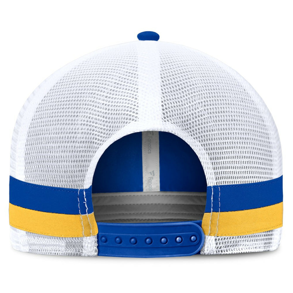 Fundamentals Side Stripe Trucker Adjustable Hat - Los Angeles Rams Hats