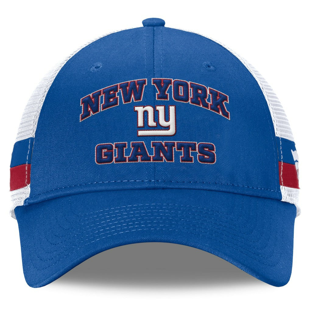 Fundamentals Side Stripe Trucker Adjustable Hat - New York Giants Hats