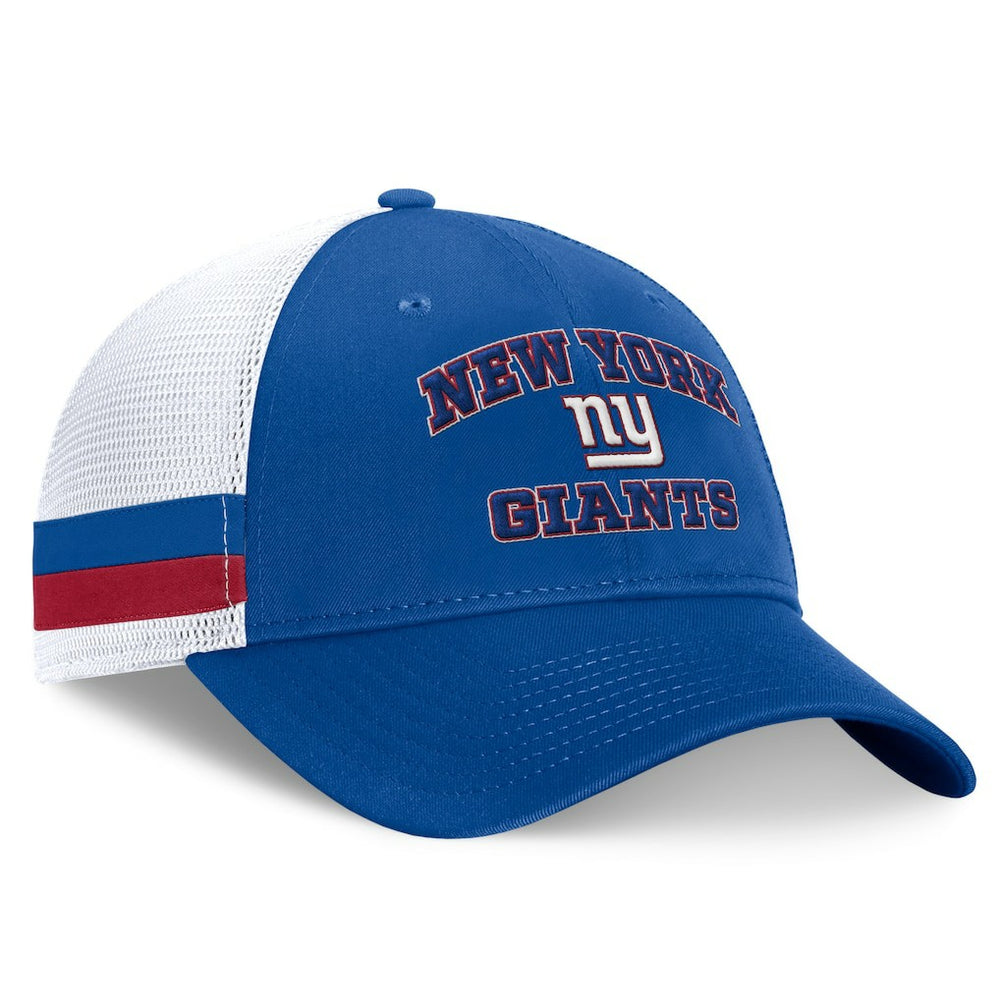 Fundamentals Side Stripe Trucker Adjustable Hat - New York Giants Hats