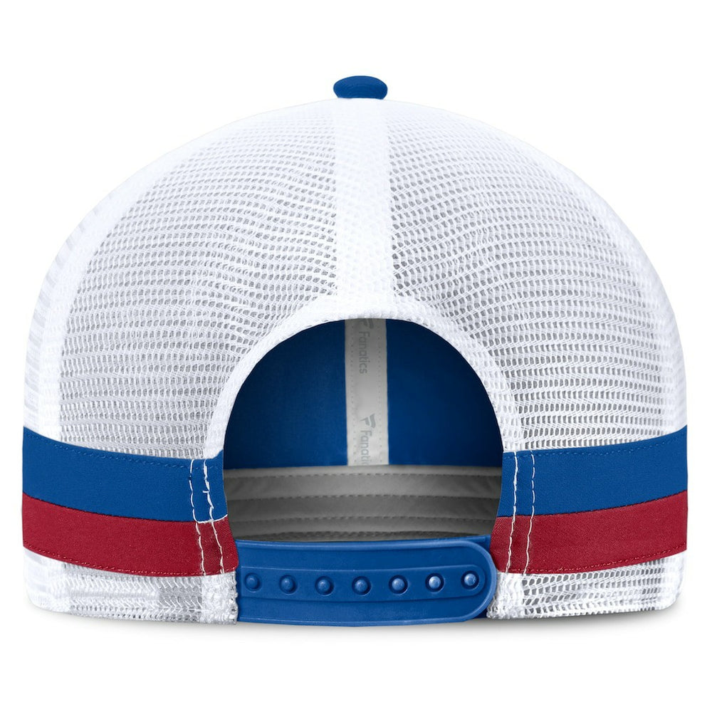 Fundamentals Side Stripe Trucker Adjustable Hat - New York Giants Hats