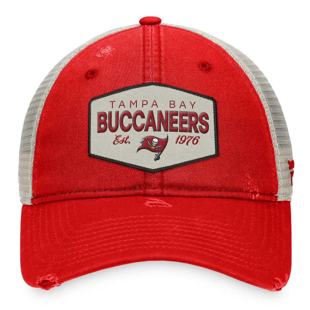 Heritage Patch Trucker Adjustable Hat - Tampa Bay Buccaneers Hats