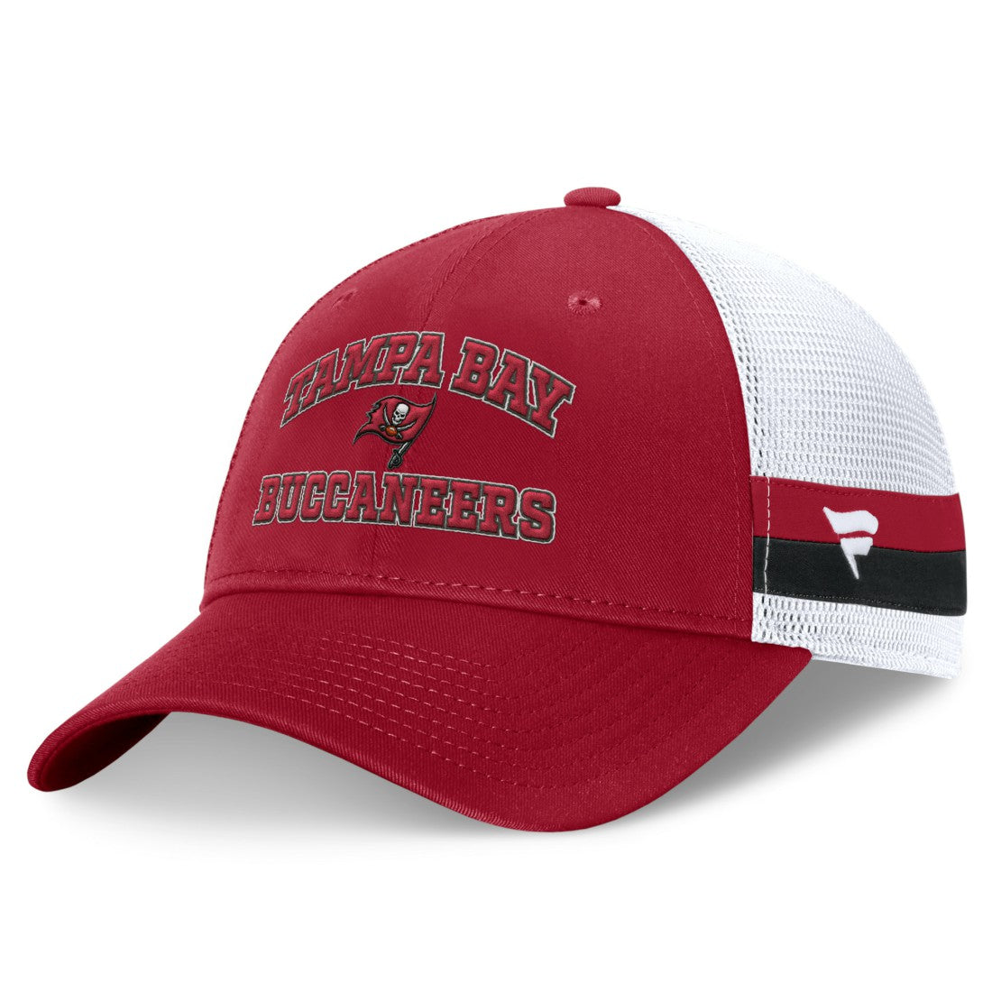 Fundamentals Side Stripe Trucker Adjustable Hat - Tampa Bay Buccaneers Hats