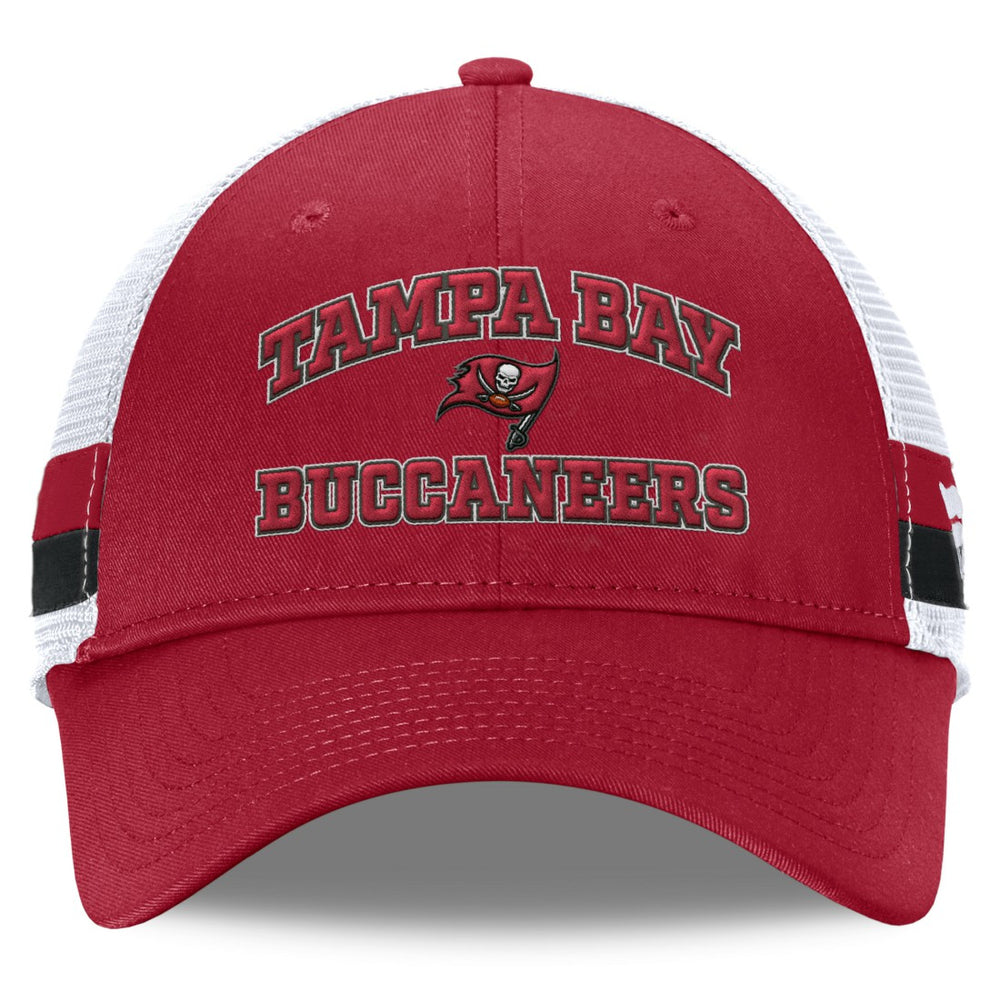 Fundamentals Side Stripe Trucker Adjustable Hat - Tampa Bay Buccaneers Hats