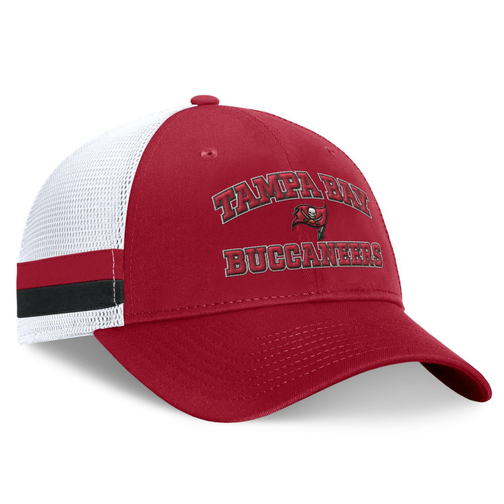 Fundamentals Side Stripe Trucker Adjustable Hat - Tampa Bay Buccaneers Hats