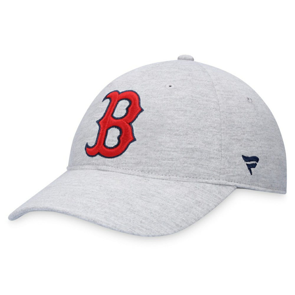 Heather Gray Boston Red Sox Fanatics Logo Adjustable Hat