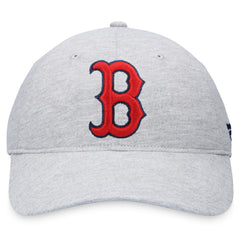 Heather Gray Boston Red Sox Fanatics Logo Adjustable Hat