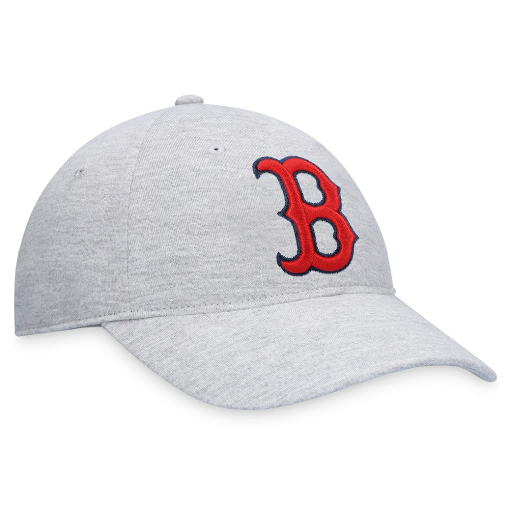 Heather Gray Boston Red Sox Fanatics Logo Adjustable Hat