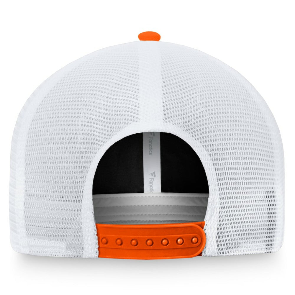 Black/Orange San Francisco Giants Fanatics Two-Tone Patch Trucker Adjustable Hat