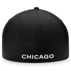 Black Chicago White Sox Fanatics Gothic Script Fitted Hat