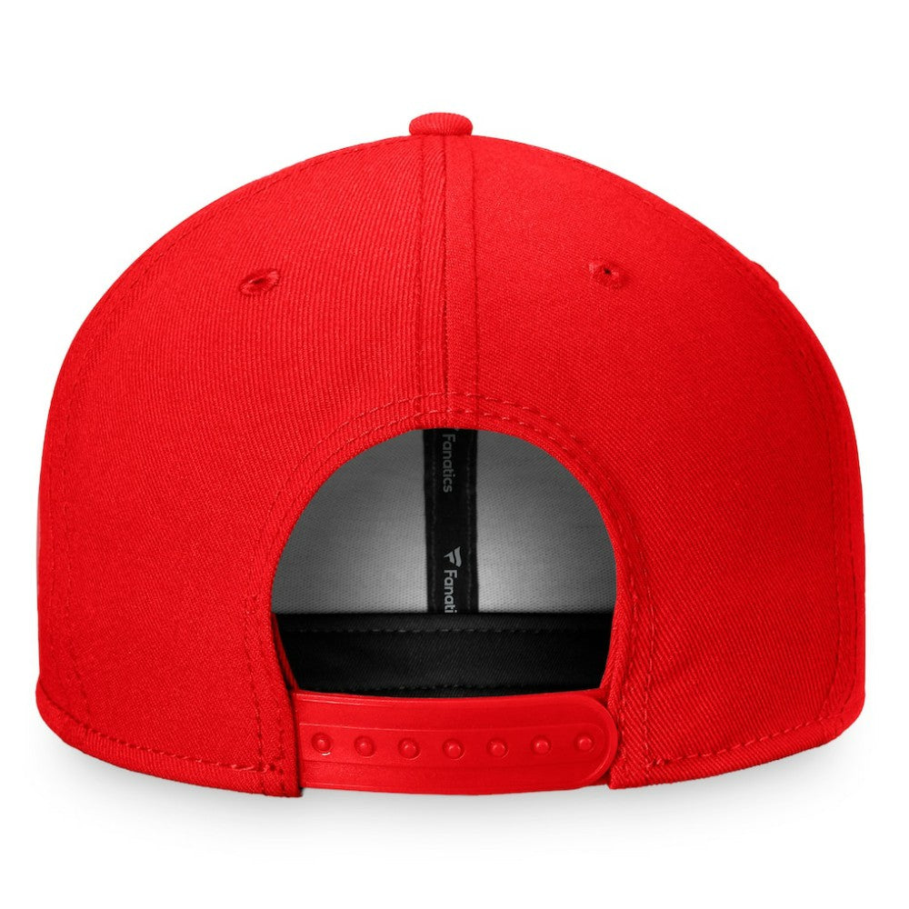 Red Washington Nationals Fanatics Script Snapback Hat