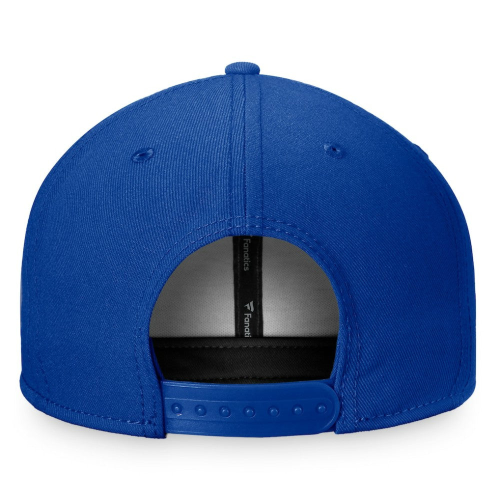 Royal Chicago Cubs Fanatics Circle Script Snapback Hat