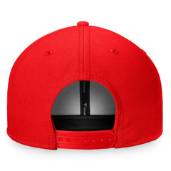 Red Washington Nationals Fanatics Circle Script Snapback Hat