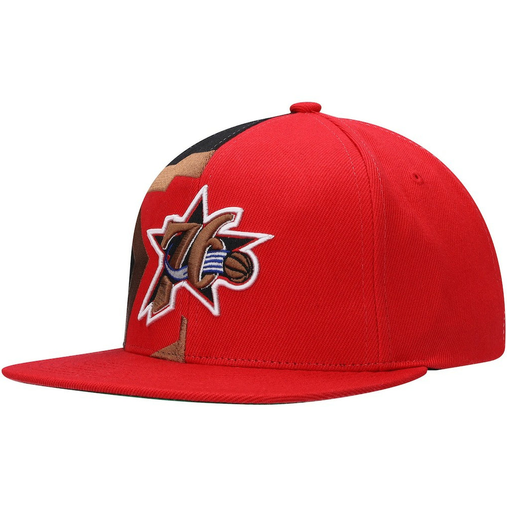 Mitchell & Ness Philadelphia 76ers Hardwood Classics Retroline Snapback Hat