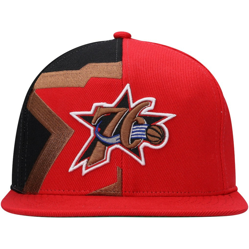 Mitchell & Ness Philadelphia 76ers Hardwood Classics Retroline Snapback Hat