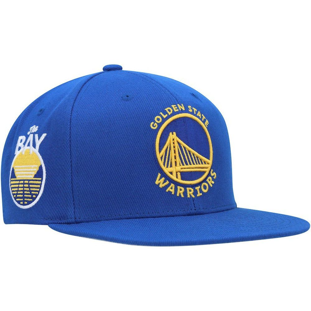 Mitchell & Ness Golden State Warriors Side Core 2.0 Snapback Hat sale