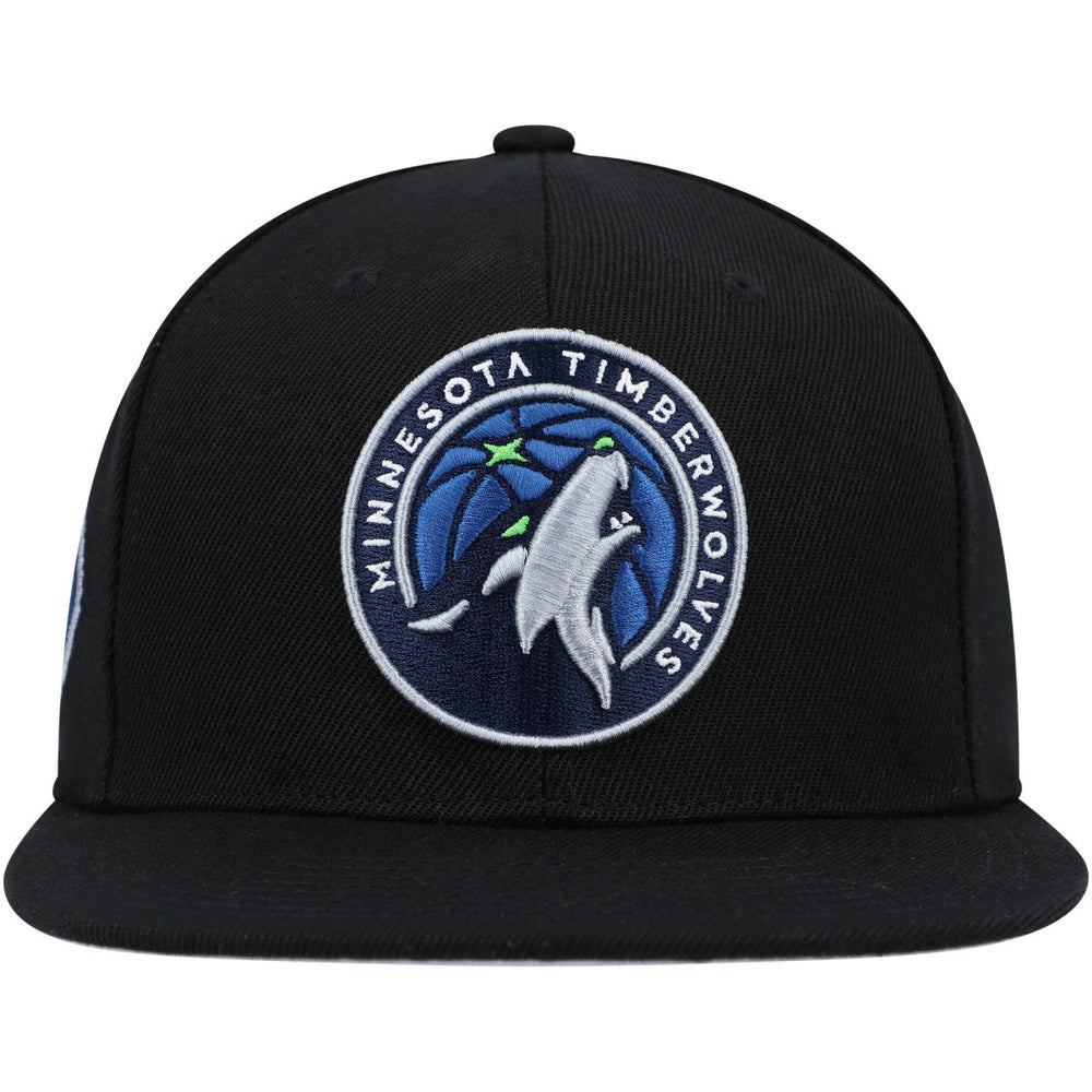 Mitchell & Ness Minnesota Timberwolves Side Core 2.0 Snapback Hat