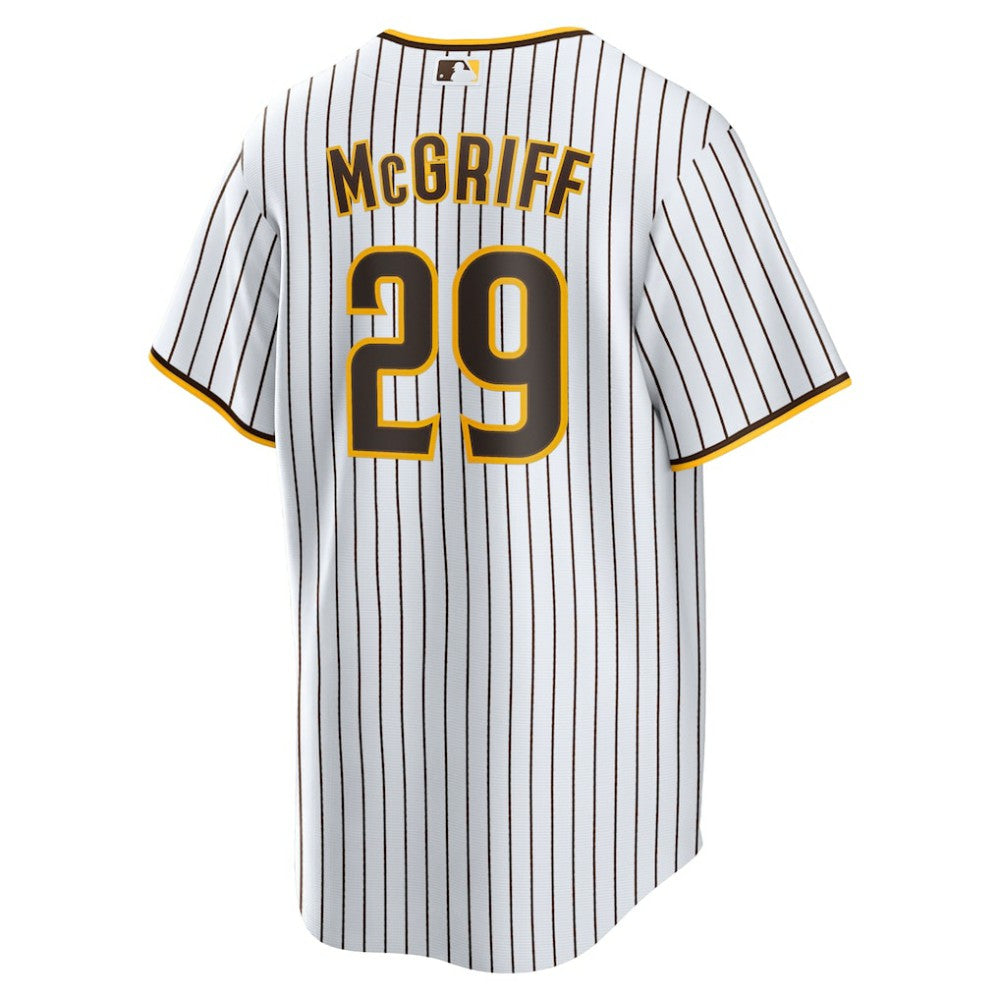 White Fred McGriff San Diego Padres Nike Home Retired Player Replica Jersey