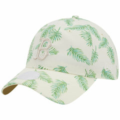 White Boston Red Sox New Era Women's Palms 9TWENTY Adjustable Hat