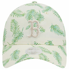 White Boston Red Sox New Era Women's Palms 9TWENTY Adjustable Hat