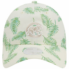 White Chicago Cubs New Era Women's Palms 9TWENTY Adjustable Hat