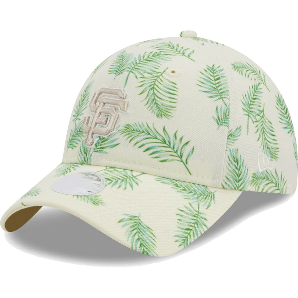 White San Francisco Giants New Era Women's Palms 9TWENTY Adjustable Hat