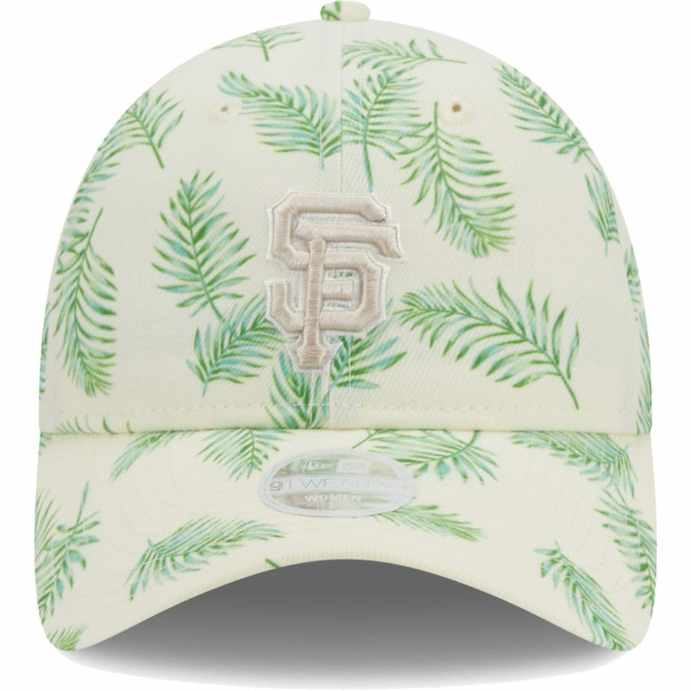 White San Francisco Giants New Era Women's Palms 9TWENTY Adjustable Hat