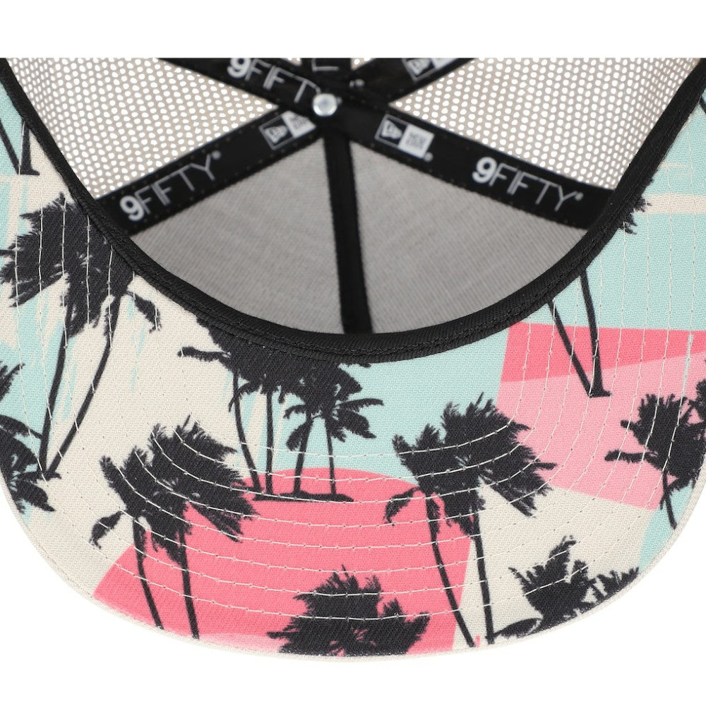 Natural New York Yankees New Era Retro Beachin' Patch A-Frame Trucker 9FIFTY Snapback Hat