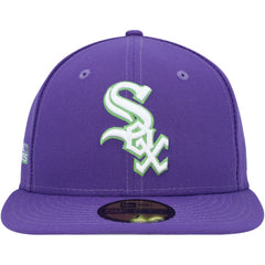 Purple Chicago White Sox New Era Lime Side Patch 59FIFTY Fitted Hat