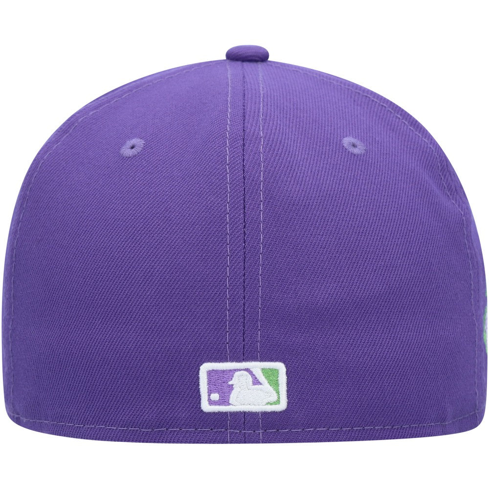 Purple Los Angeles Dodgers New Era Lime Side Patch 59FIFTY Fitted Hat