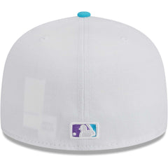White Los Angeles Angels New Era  Vice 59FIFTY Fitted Hat