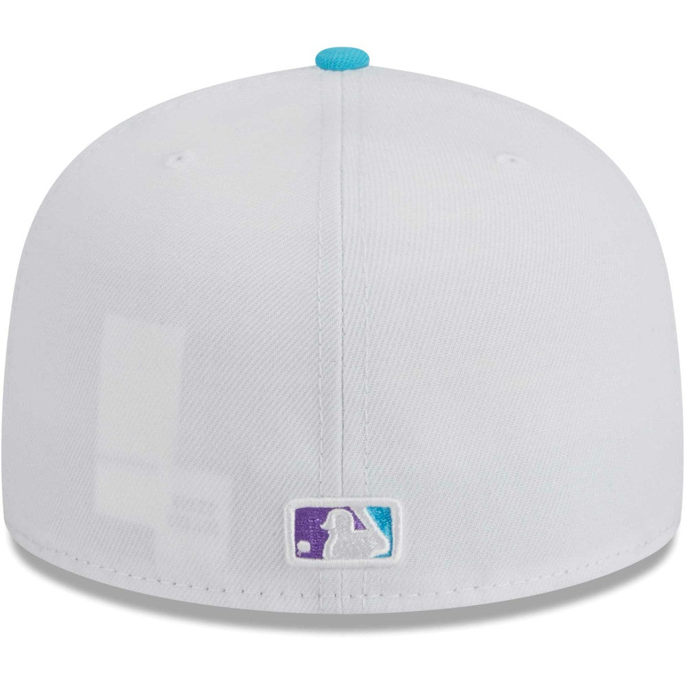White Los Angeles Dodgers New Era  Vice 59FIFTY Fitted Hat