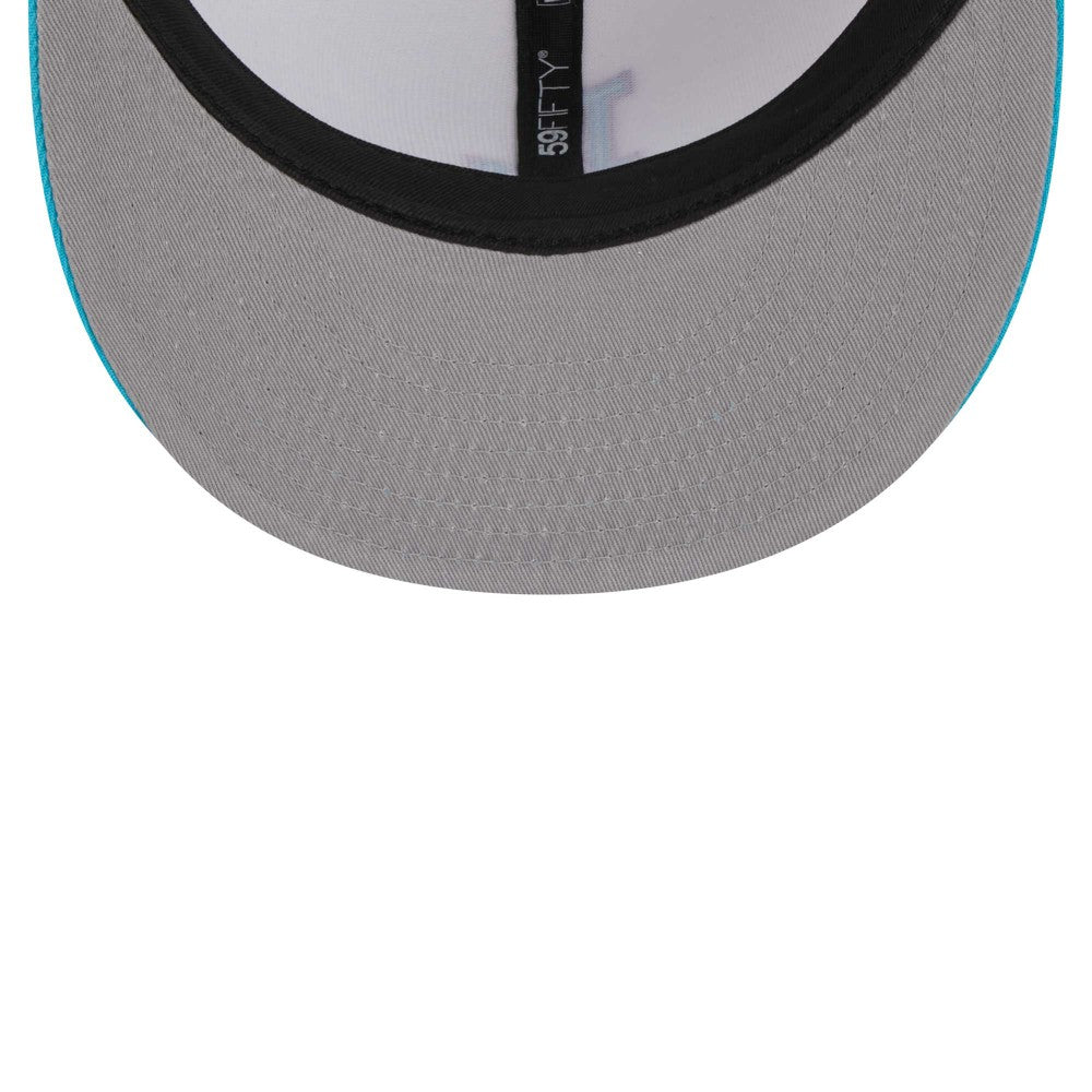 White Los Angeles Dodgers New Era  Vice 59FIFTY Fitted Hat