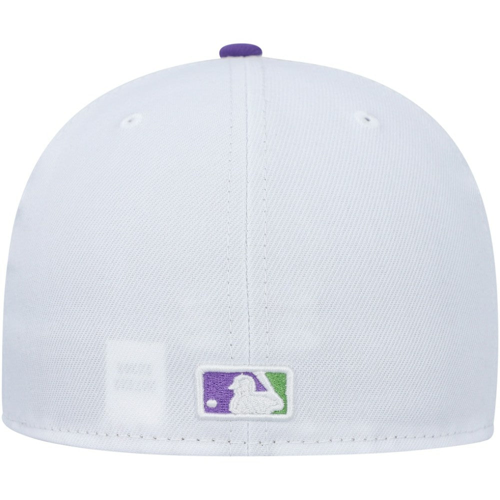 White Boston Red Sox New Era  Side Patch 59FIFTY Fitted Hat