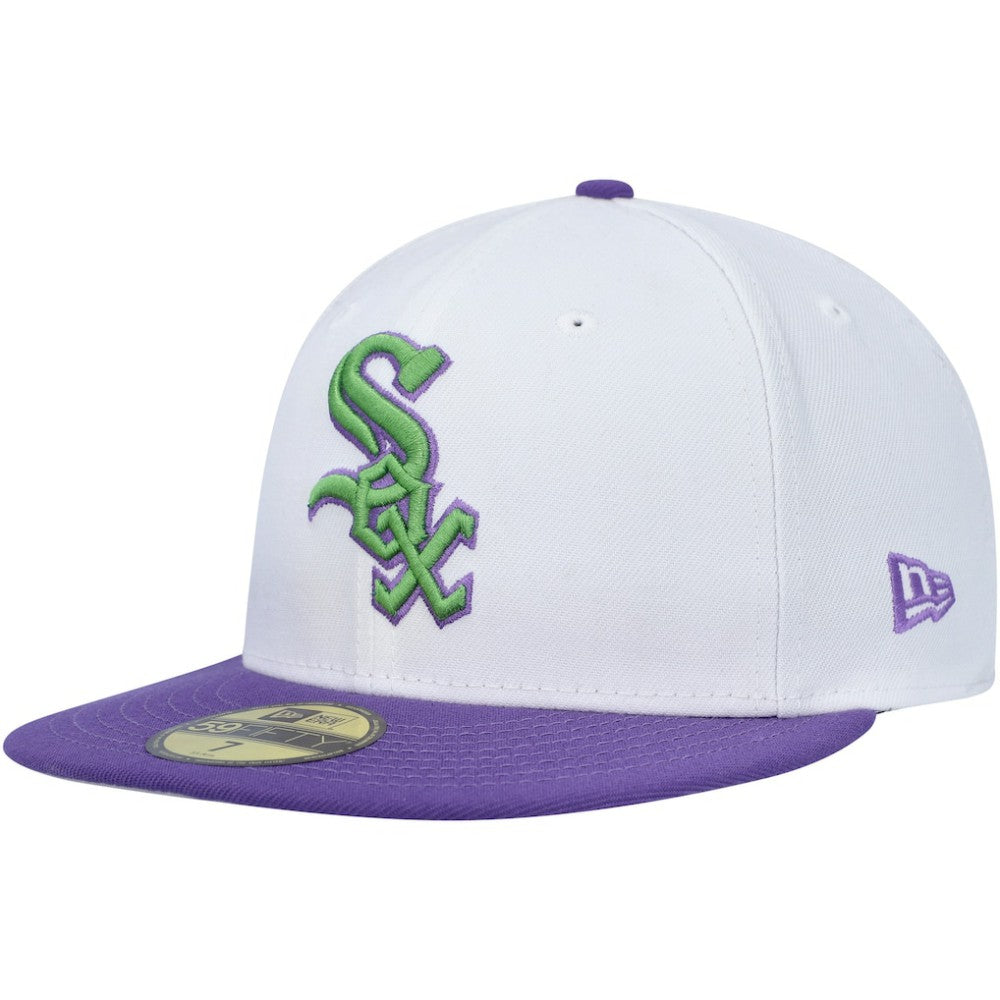 White Chicago White Sox New Era  Side Patch 59FIFTY Fitted Hat
