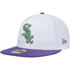 White Chicago White Sox New Era  Side Patch 59FIFTY Fitted Hat