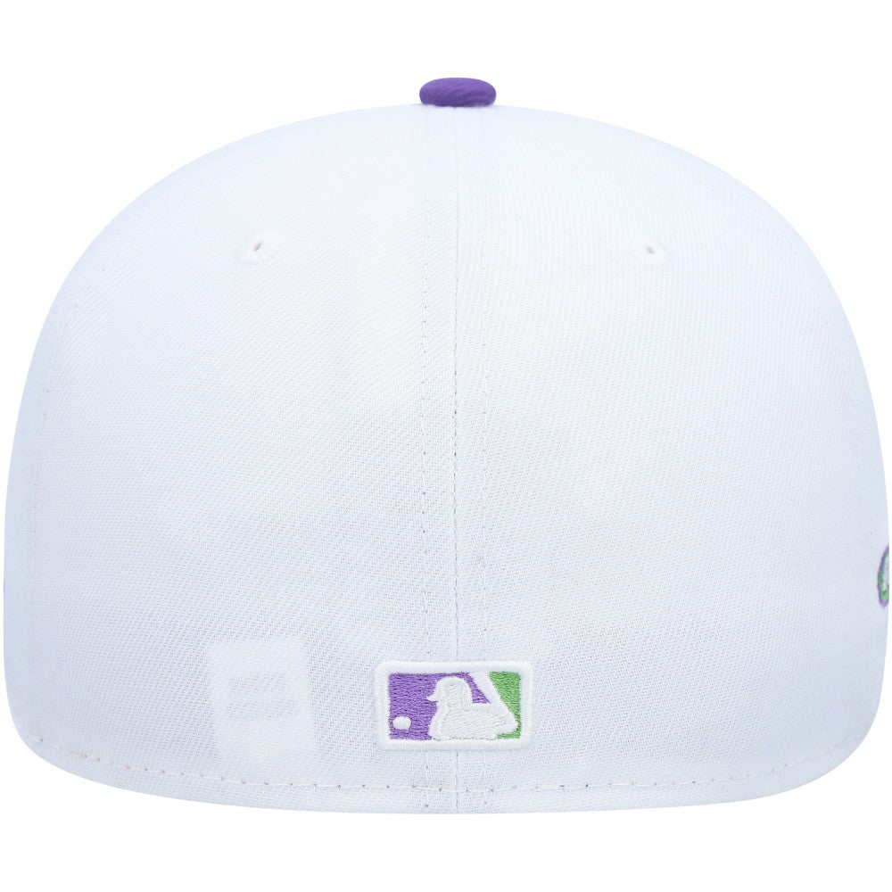 White Los Angeles Angels New Era 2002 World Series Side Patch 59FIFTY Fitted Hat
