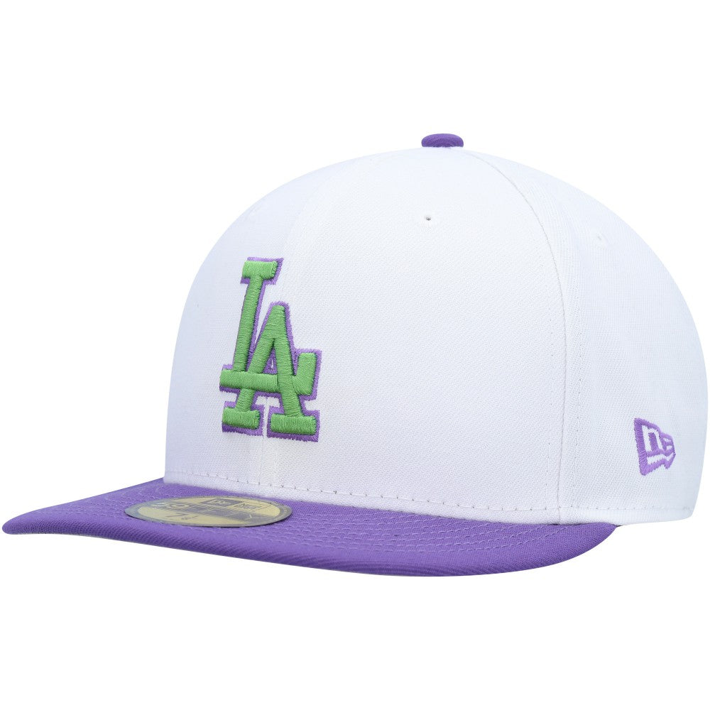 White Los Angeles Dodgers New Era 2020 World Series Side Patch 59FIFTY Fitted Hat