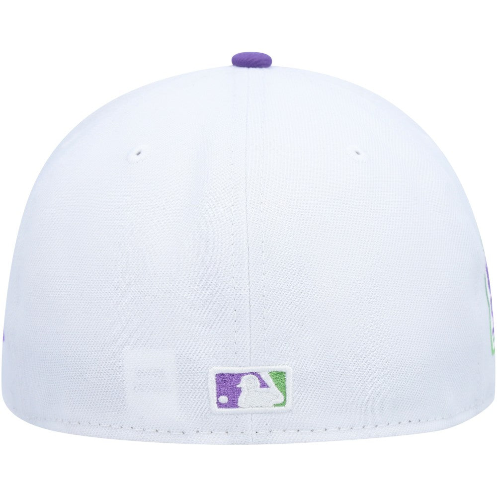 White Los Angeles Dodgers New Era 2020 World Series Side Patch 59FIFTY Fitted Hat