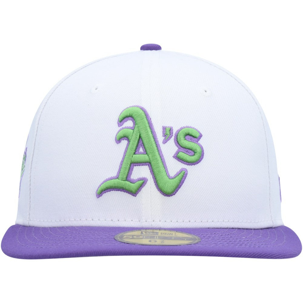 White Athletics New Era 1989 World Series Side Patch 59FIFTY Fitted Hat