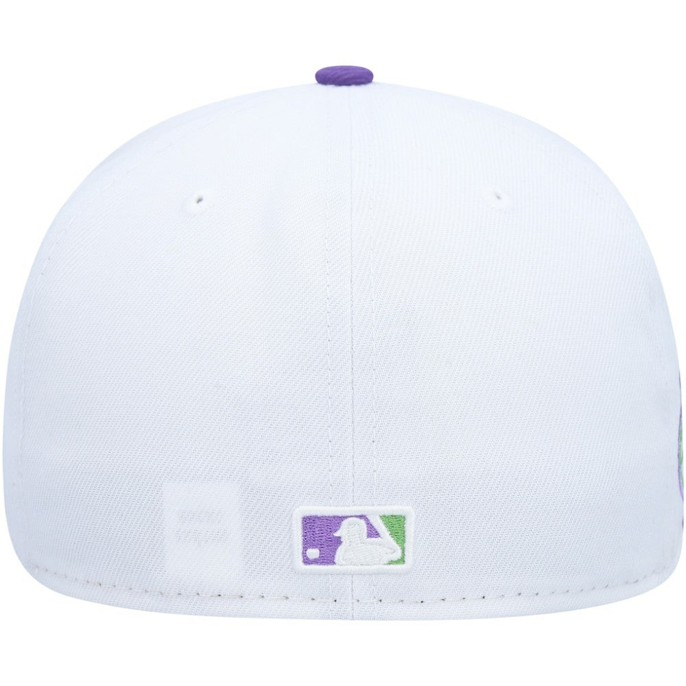 White San Diego Padres New Era 50th Anniversary Side Patch 59FIFTY Fitted Hat