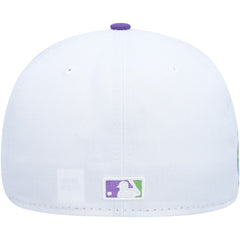 White San Diego Padres New Era 50th Anniversary Side Patch 59FIFTY Fitted Hat