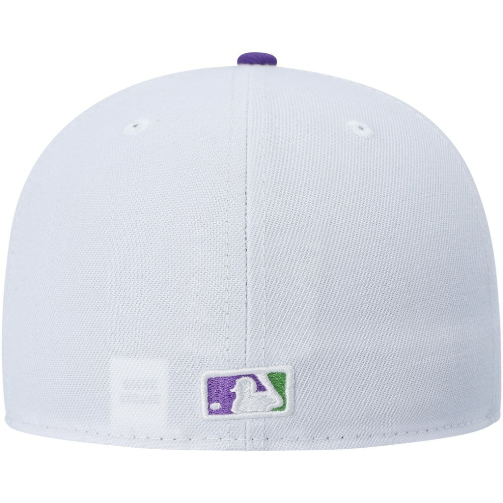 White Washington Nationals New Era  Side Patch 59FIFTY Fitted Hat