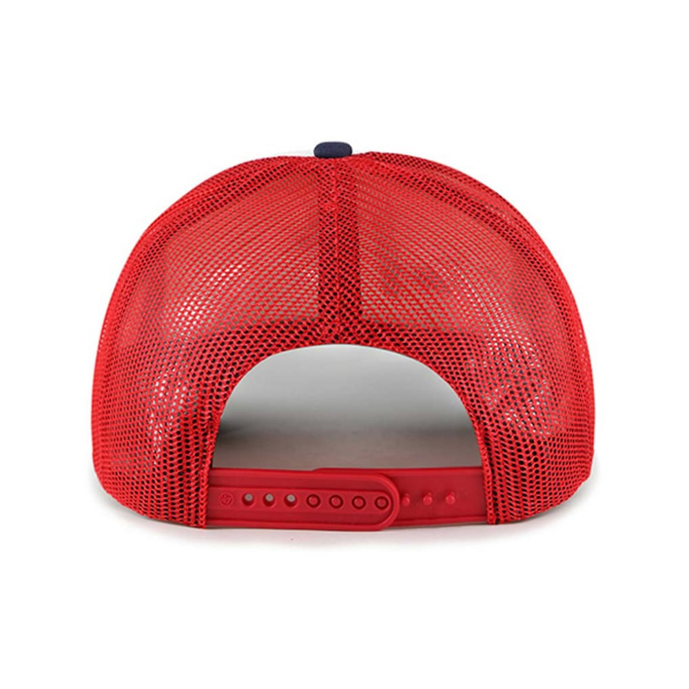 White Washington Nationals '47 Foam Front Script Trucker Snapback Hat