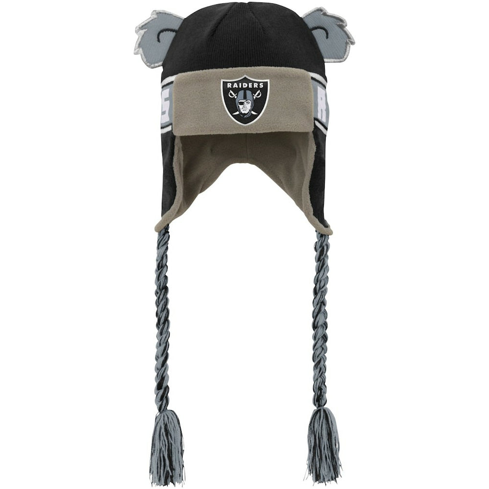 Youth Wordmark Ears Trooper Knit Hat - Las Vegas Raiders Hats