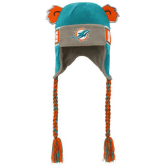 Youth Wordmark Ears Trooper Knit Hat - Miami Dolphins Hats