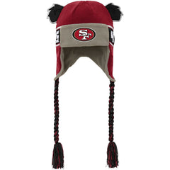Youth Wordmark Ears Trooper Knit Hat - San Francisco 49ers Hats